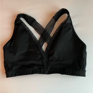 Victoria's Secret Black Strappy Sports Bra